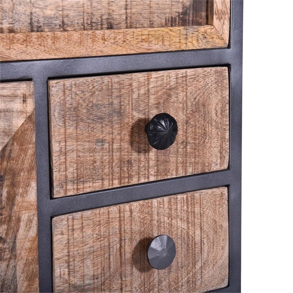 Progressive Furniture Layover Natural Nightstand, Tan/Black